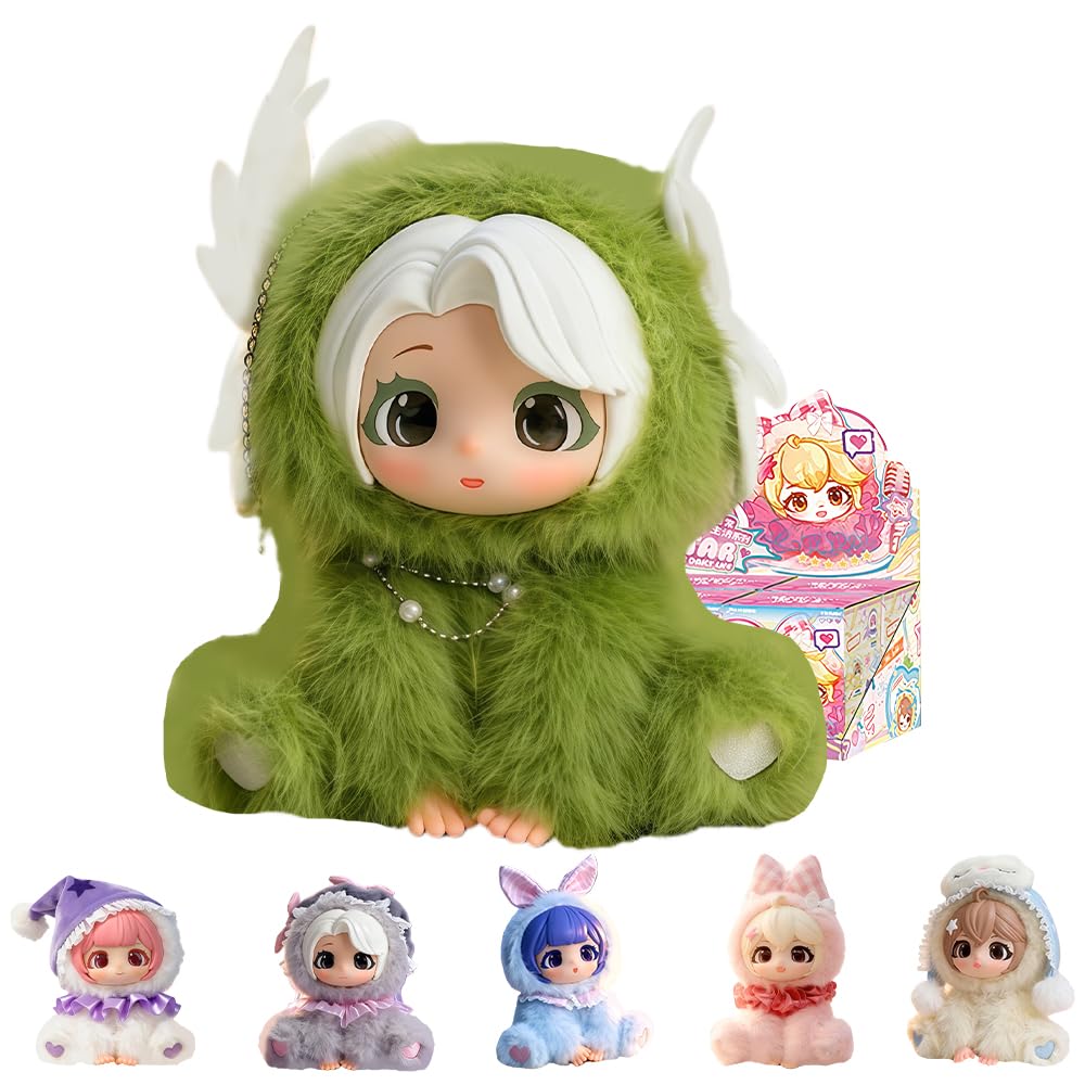 niannyyhouse Vivistars Daily Life Plüschpuppe Blind Box, gefüllte Plüschfiguren, niedliche Sammlerstück-Ornamente (6 Stück)