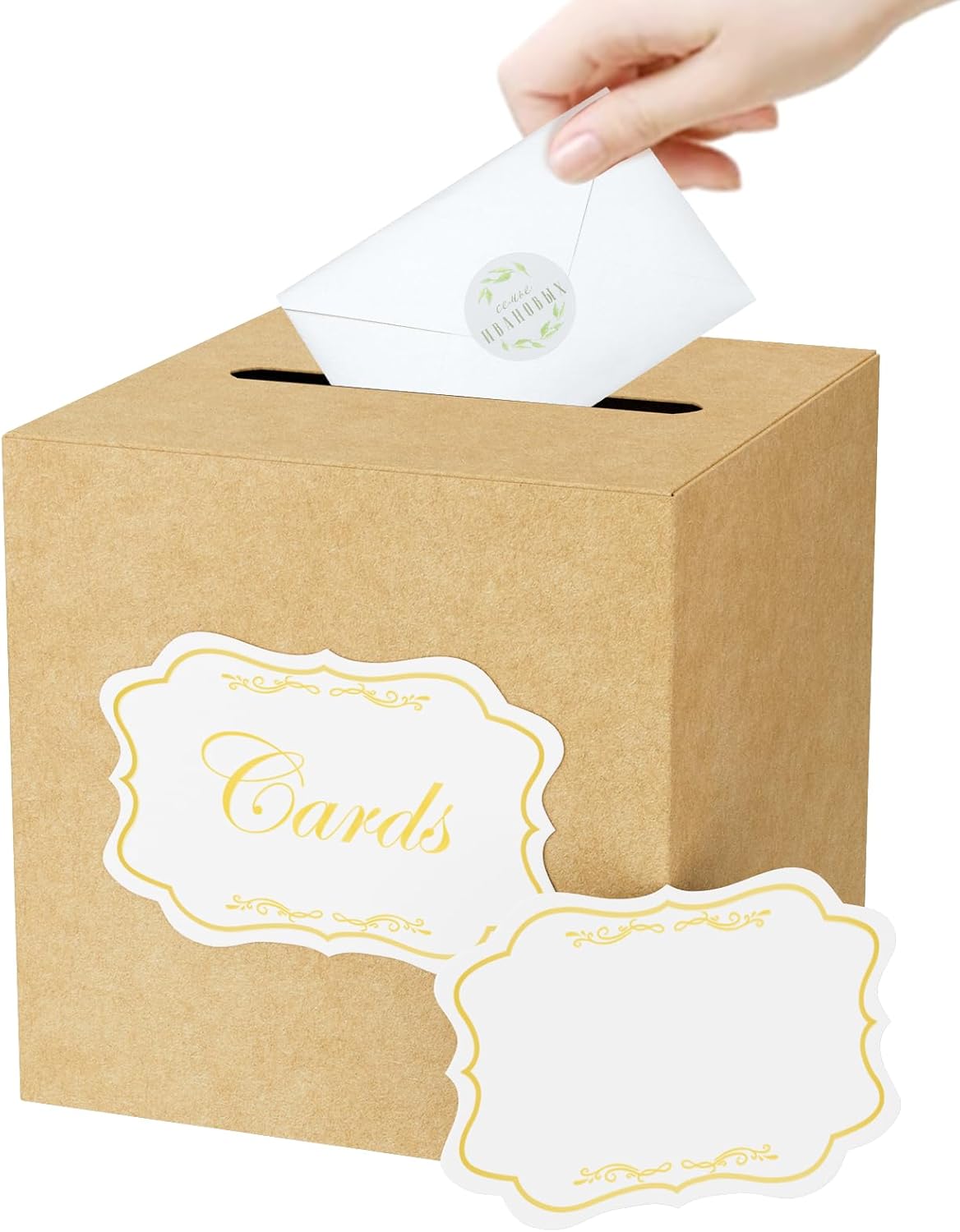 Kraft Card Box Wedding Card Boxes for Reception White Gift
