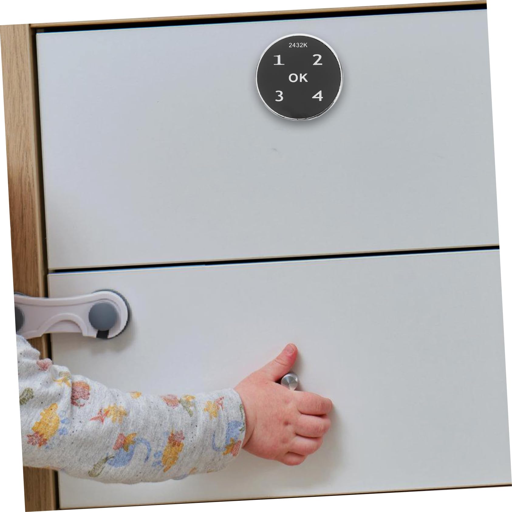 SHINEOFI 2 Stück Digitale Touchscreen Passwortsperre für Schränke und Briefkästen Robustes und Langlebiges Schranktürschloss mit Kindersicherem Design für Zuhause und Büro