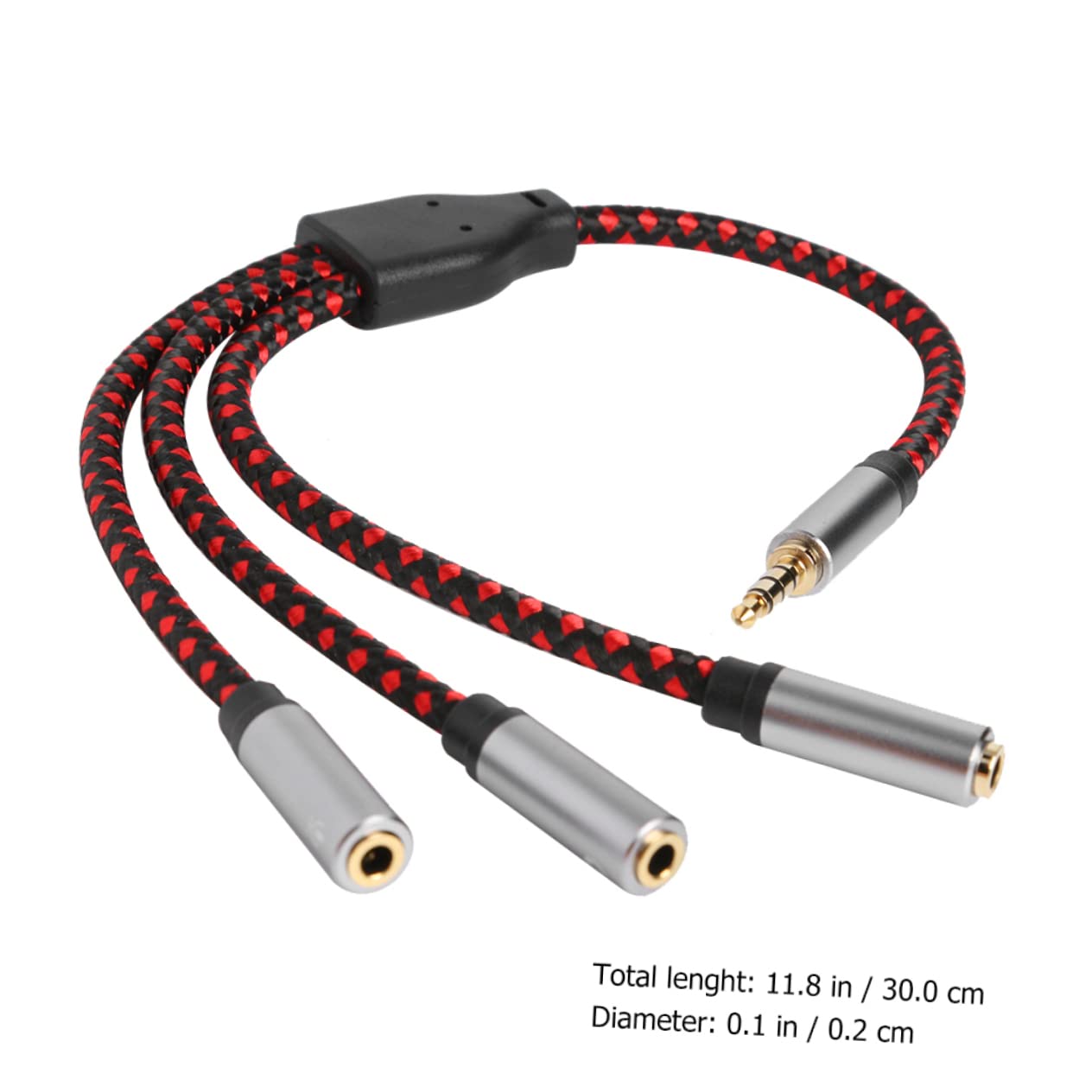 DOITOOL 3piezas Divisor De Audio y Adaptador De Auriculares Compacto para Compartir Sonido Viajes y Salidas Compatible y Dispositivos Portátiles