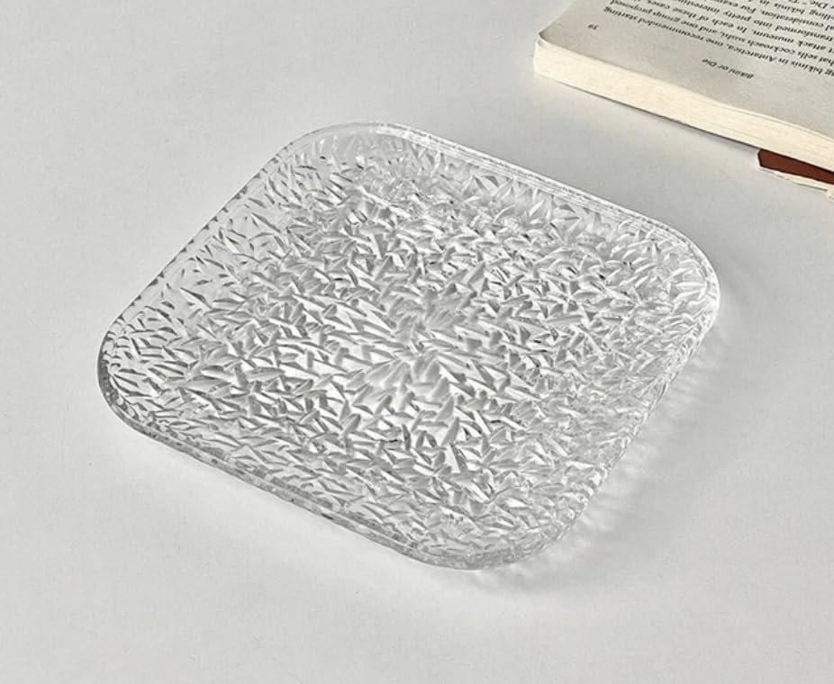 HOMIES 6" Glass Dessert Plates - Set of 6 -1