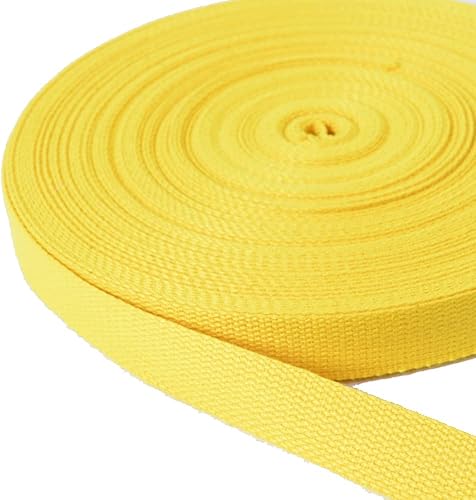 Miniatura 9 de Yalulu Cincha de algodón pesado natural de 50 yardas, accesorios de ropa de 1 pulgada para hacer bolsas de mano de costura y suministros al aire