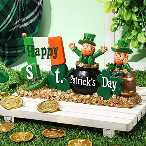 Fumete-Happy-Saint-Patricks-Day-Leprechaun-Figurines-Table-Decorations-Resin-Saint-Patricks-Day-Green-Shamrock-Decorations-Spring-Figurines-Home-Decor-for-Household-Office Fumete Happy Saint Patricks Day Leprechaun Figurines Table Decorations Resin Saint Patricks Day Green Shamrock Decorations Spring Figurines Home Decor for Household Office