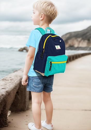 Miniatura 5 de Mochila para niños pequeños de 1 a 3 años mochila para bebé con correa para niños y niñas, arnés antipérdida para caminar, T-arándanos-S, Pre-k 1-3