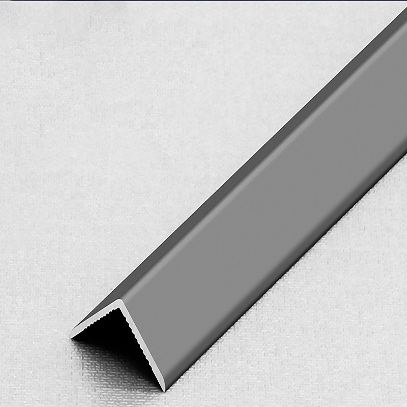 L-Sd Aluminiowa listwa podłogowa do reduktora progu laminatu i przegrody desek, metalowa osłona krawędzi, szara osłona ścienna do gładkiej flo Trat