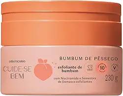 O Boticário, O BOTICARIO CUIDE-SE BEM PESSEGURA CREME ESFOLIANTE 230g