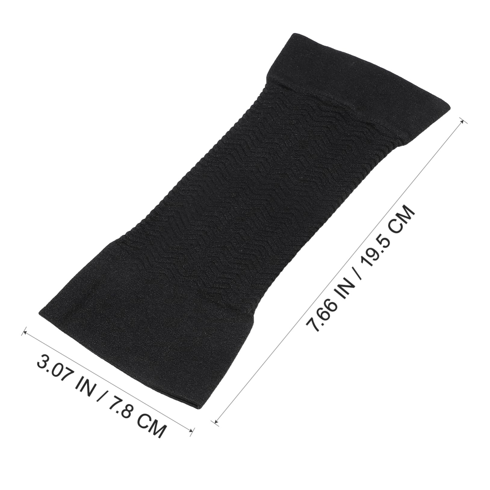 Manchons de Compression Bras Noirs, 1 Paire, Acrylique