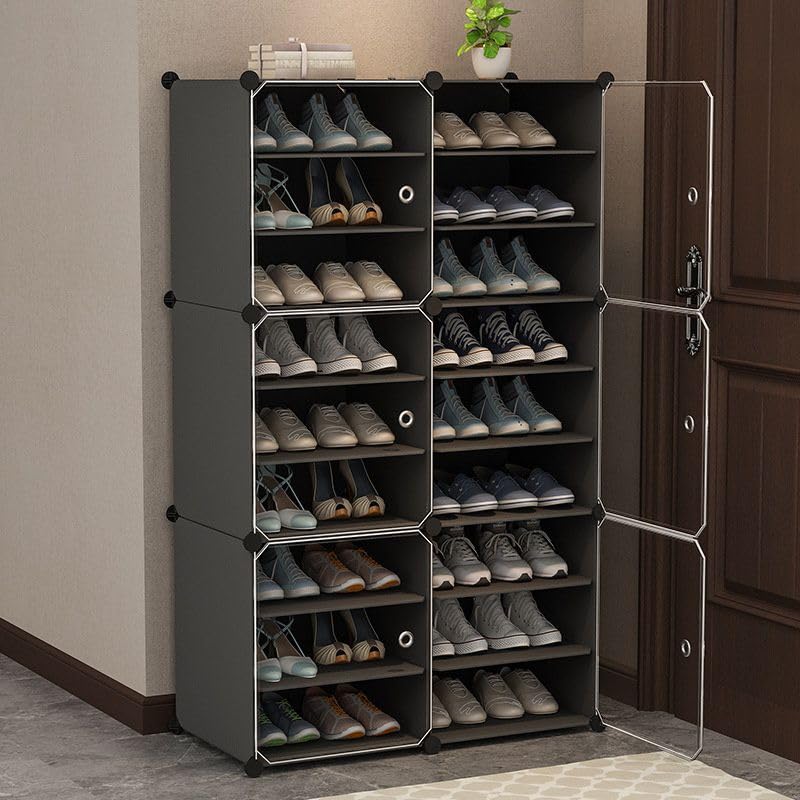 Étagère à chaussures empilable dans le dressing pour ranger vos baskets - 6