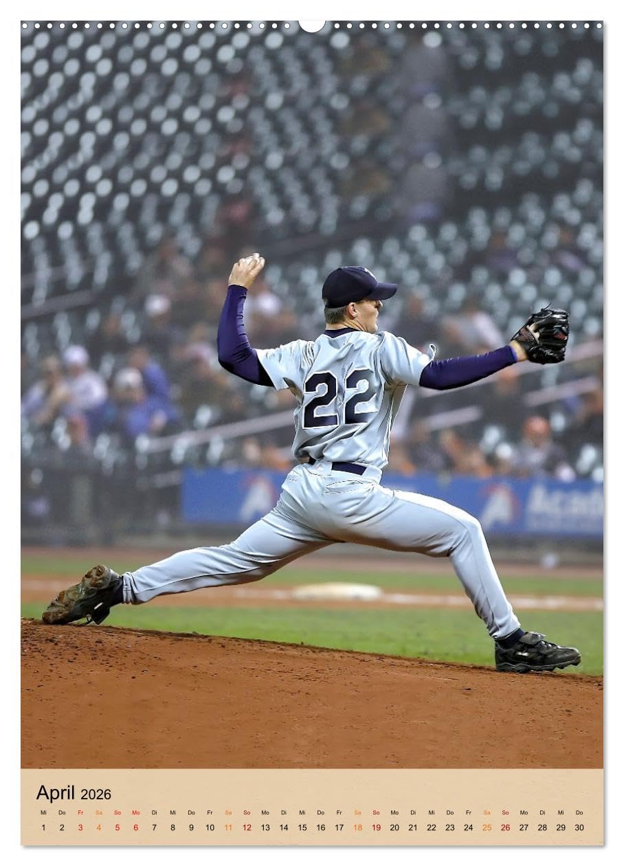 Baseball Power (hochwertiger Premium Wandkalender 2026 DIN A2 hoch), Kunstdruck in Hochglanz: Baseball, Teamsport der Extra-Klasse - beeindruckende ... spektakulären Sportart. (CALVENDO Sport)