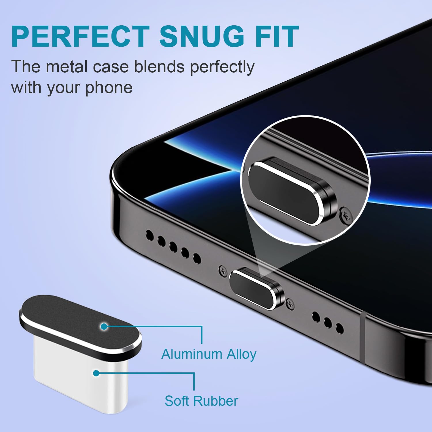 Amazon | USB Cダストプラグ、4パックUSB Cポートカバー、スピーカー