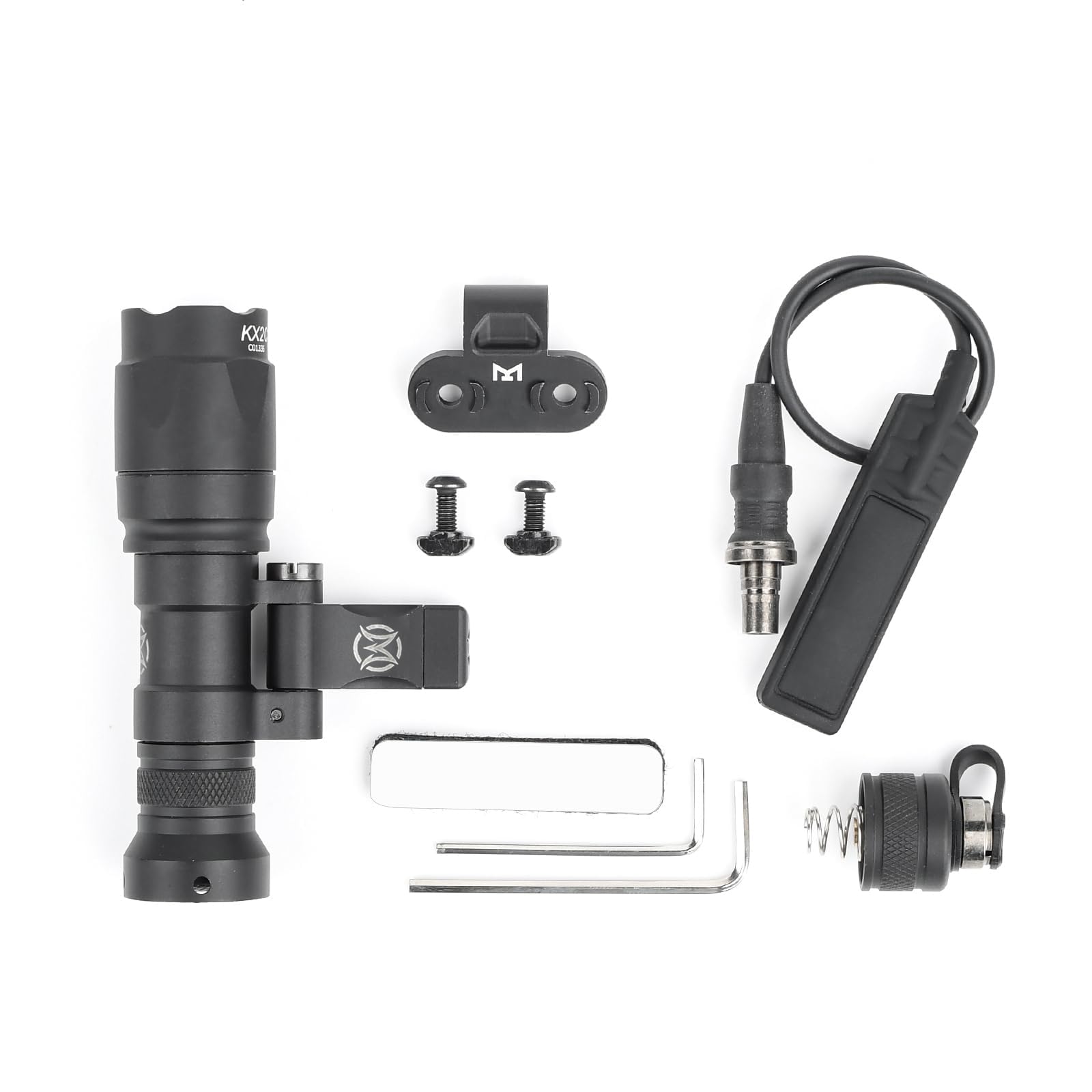 Amazon.co.jp: [QIRUIMY] フリップ 可動式 M340A タクティカルライト