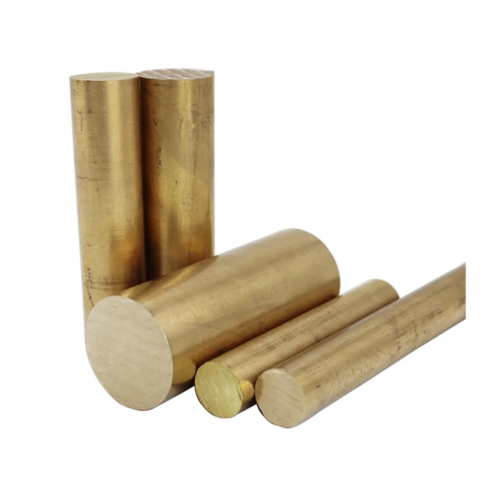 RAHBI Barra in tondino di ottone tonda varie misure leisurely (Size : 12x250mm 1pc)