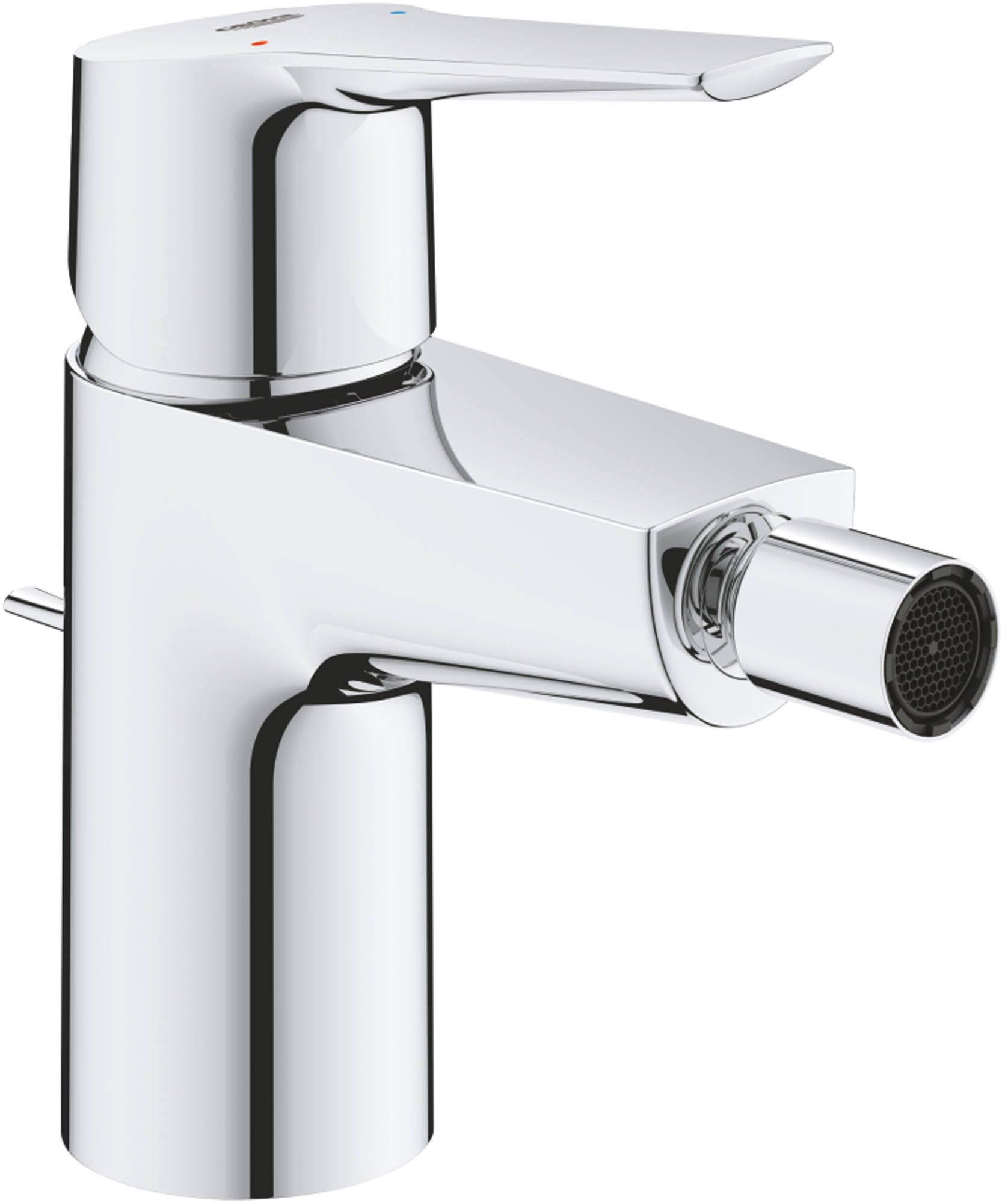Grohe Start QuickFix- Grifo de bidé monomando S (vaciador automático, menor consumo de agua, instalación rápida, altura 147mm), cromo, 32560002