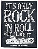 100% Baumwolle The Rolling Stones It\'s Only Rock N Roll Unisex Patch multicolor 100% Polyester Band-Merch, Bands