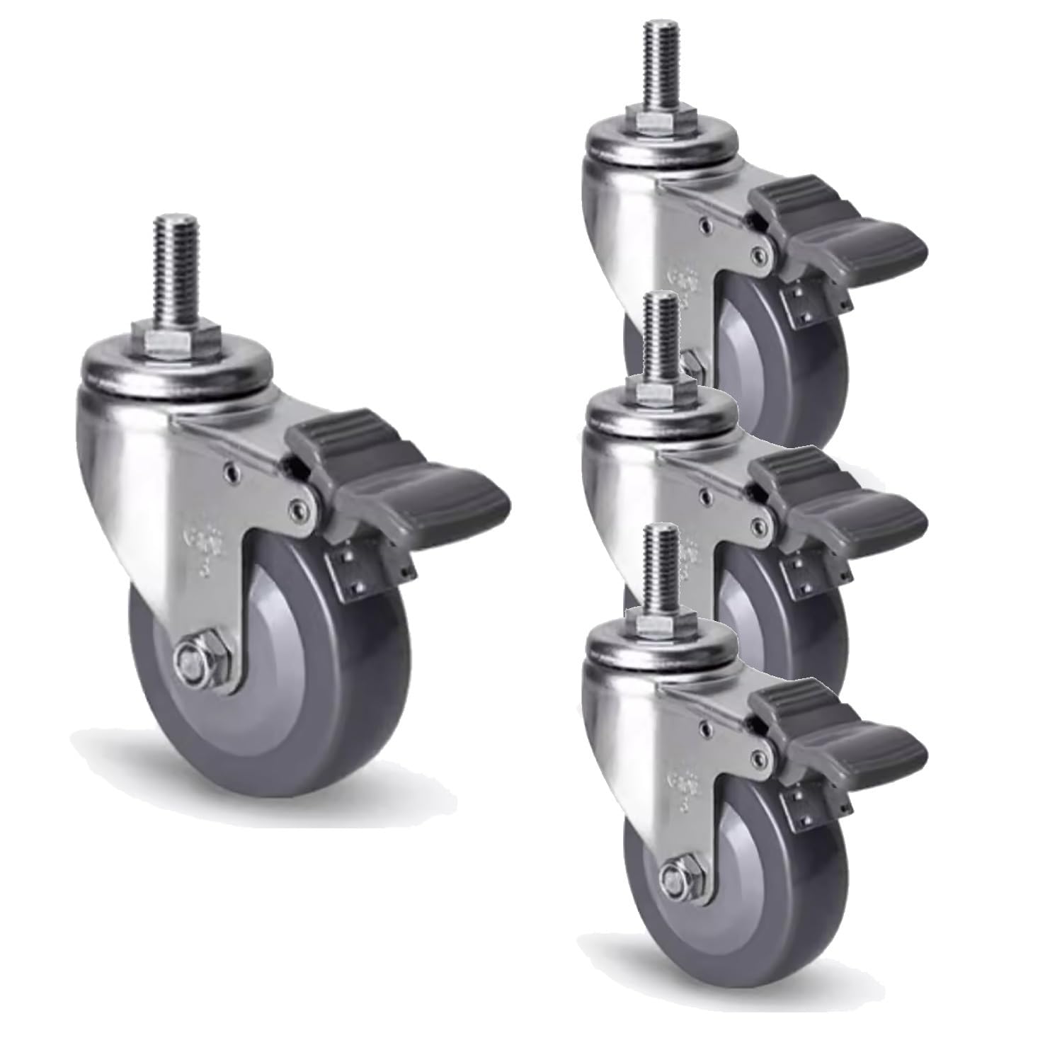 Roulettes de meubles industrielles M12 pour déplacer facilement vos établis de garage