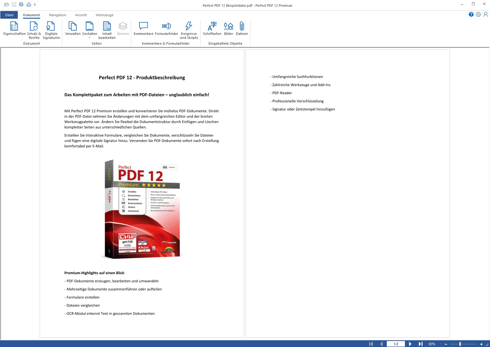 Perfect PDF 12 Premium inkl. OCR - 2 USER - PDF erstellen, bearbeiten, sichern