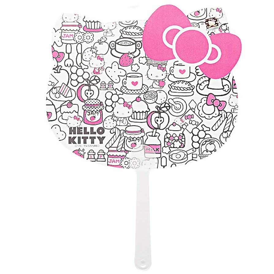 Amazon.com: Kitty Sanrio Hello Face Plastic Portable Hand