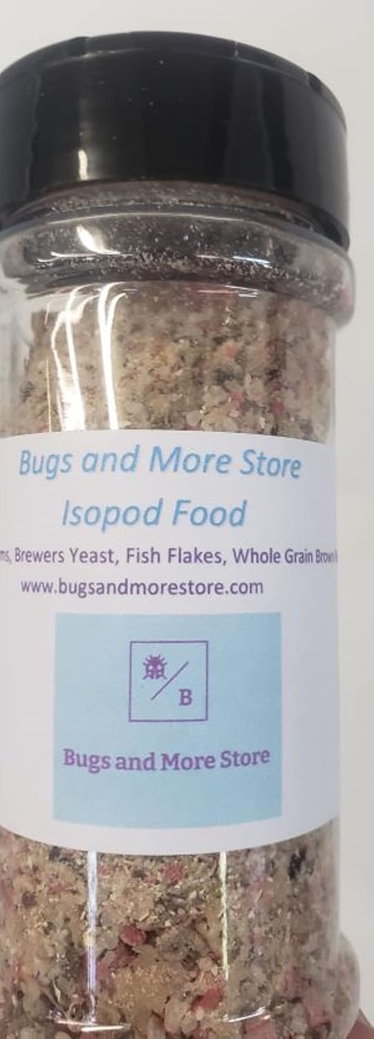 Isopod and Springtail Combo Pack of 3, 20 Dwarf White Isopods Trichorhina tomentosa, 20 Dwarf Purple Isopods Trichoniscus sp, 8 OZ. Springtail Culture Collembola (hexapods)