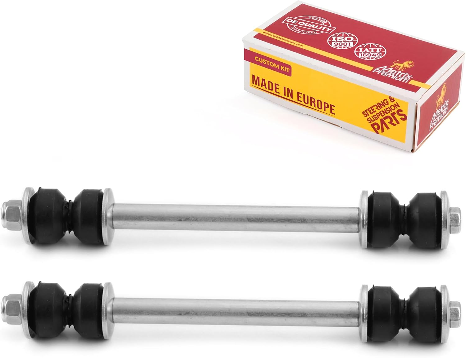 Metrix Premium Chassis Parts - 2 pc Front Sway Bar Stabilizer Bar Link Kit - Fits 94-01 Dodge Ram 1500, 94-02 Ram 2500, 3500 RWD, 98-01 Mazda B2500 - Replacement K700542/K7275 - Made in Europe