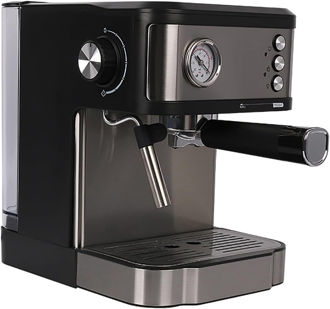 LISHAOHU Cappuccino Machines For Home, Espresso Semi-automatic Coffee Maker, Coffee Maker Espresso Machine With 20 Bar High Strength Pressure And Milk Froth Steam Wand, Top Can Warm Cups LISHAOHU Cappuccino Machines For Home, Espresso Semi-automatic Coffee Maker, Coffee Maker Espresso Machine With 20 Bar High Strength Pressure And Milk Froth Steam Wand, Top Can Warm Cups