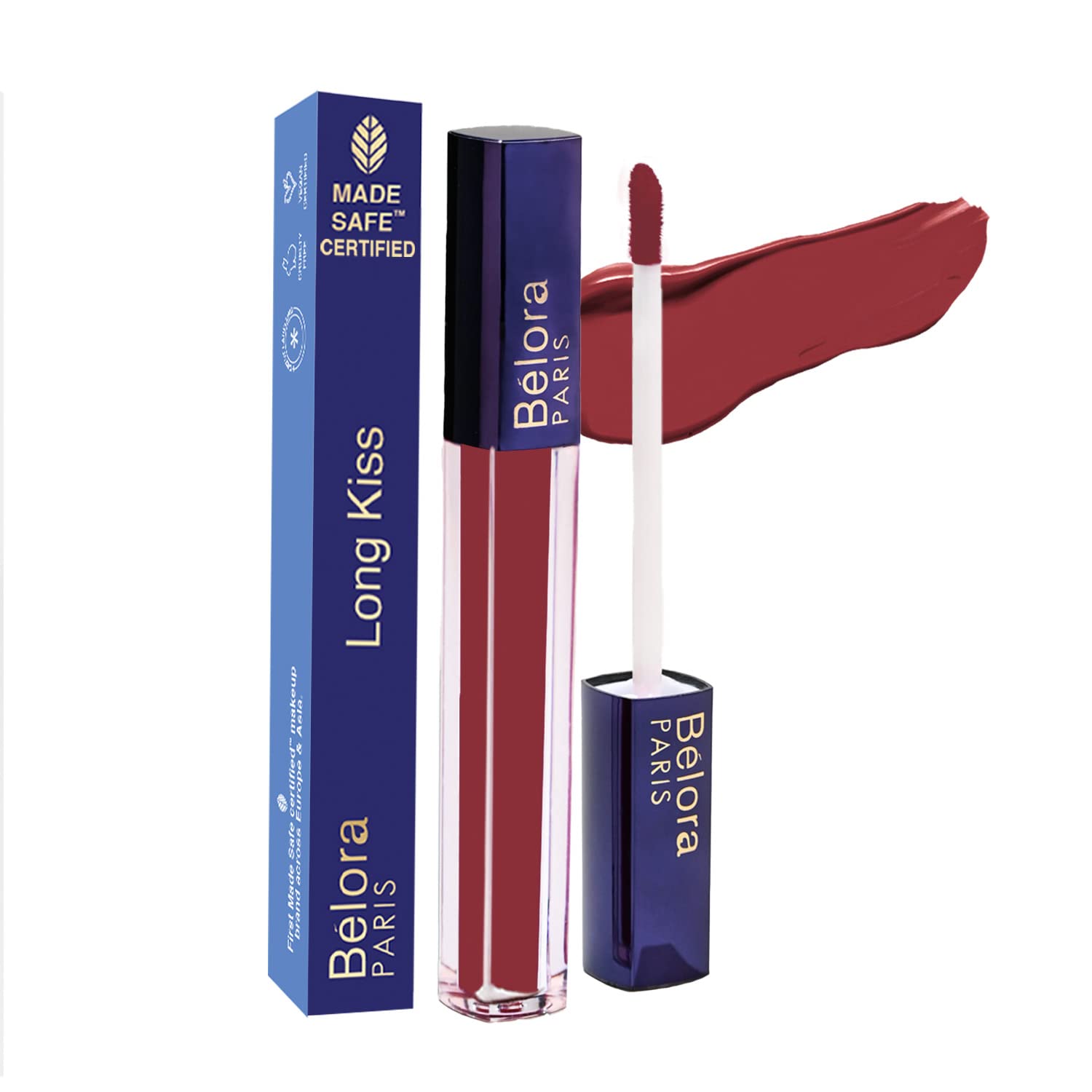 Paris Long Kiss | Liquid Matte Lipstick |Non-Drying| Long Stay 18 hours|100% Matte| Vitamin E |Jojoba Oil| Vegan-Date Kiss