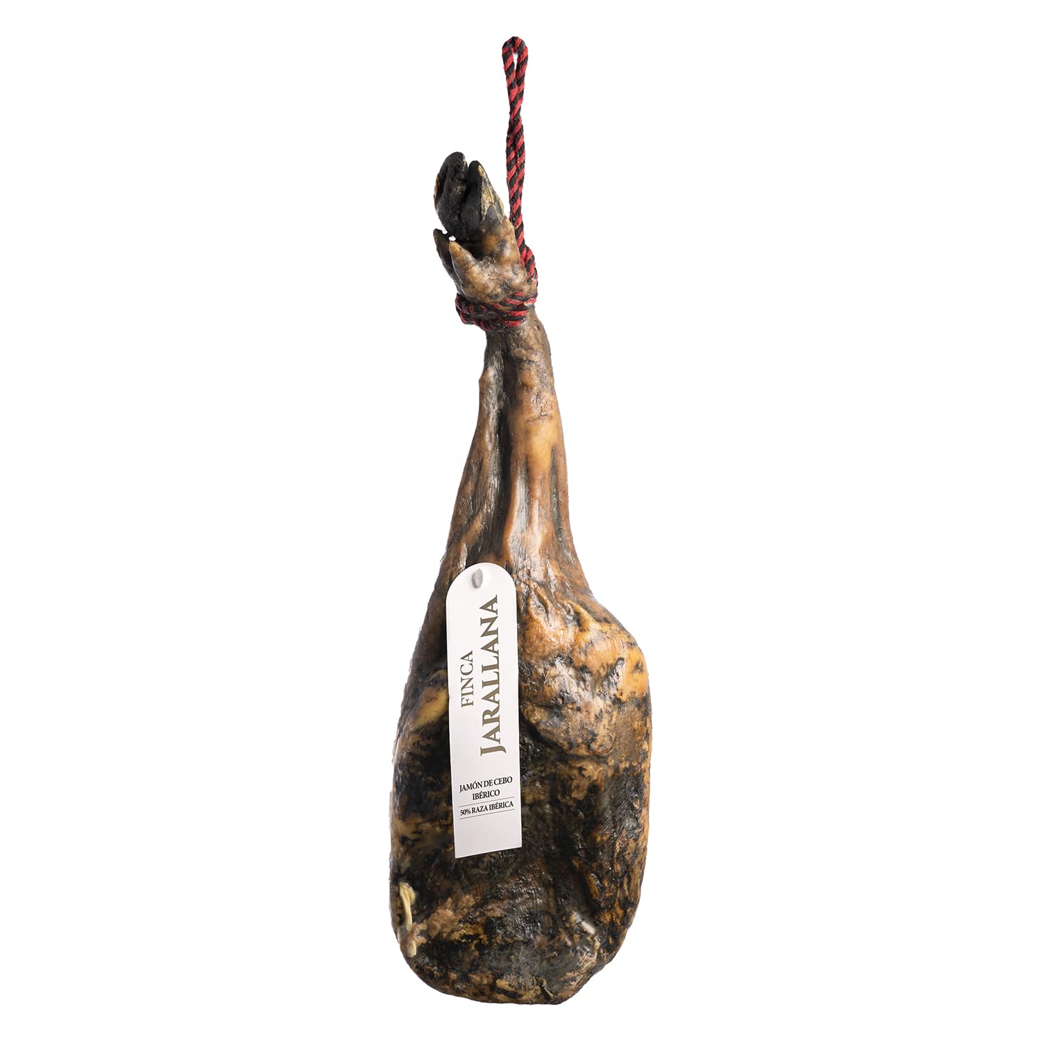 Finca Jarallana | Paleta de Cebo Ibérico 50% | Pieza de 5 kg con Secado Natural | Cerdos de Raza Ibérica | Curación (16 meses) | La Nevera Española