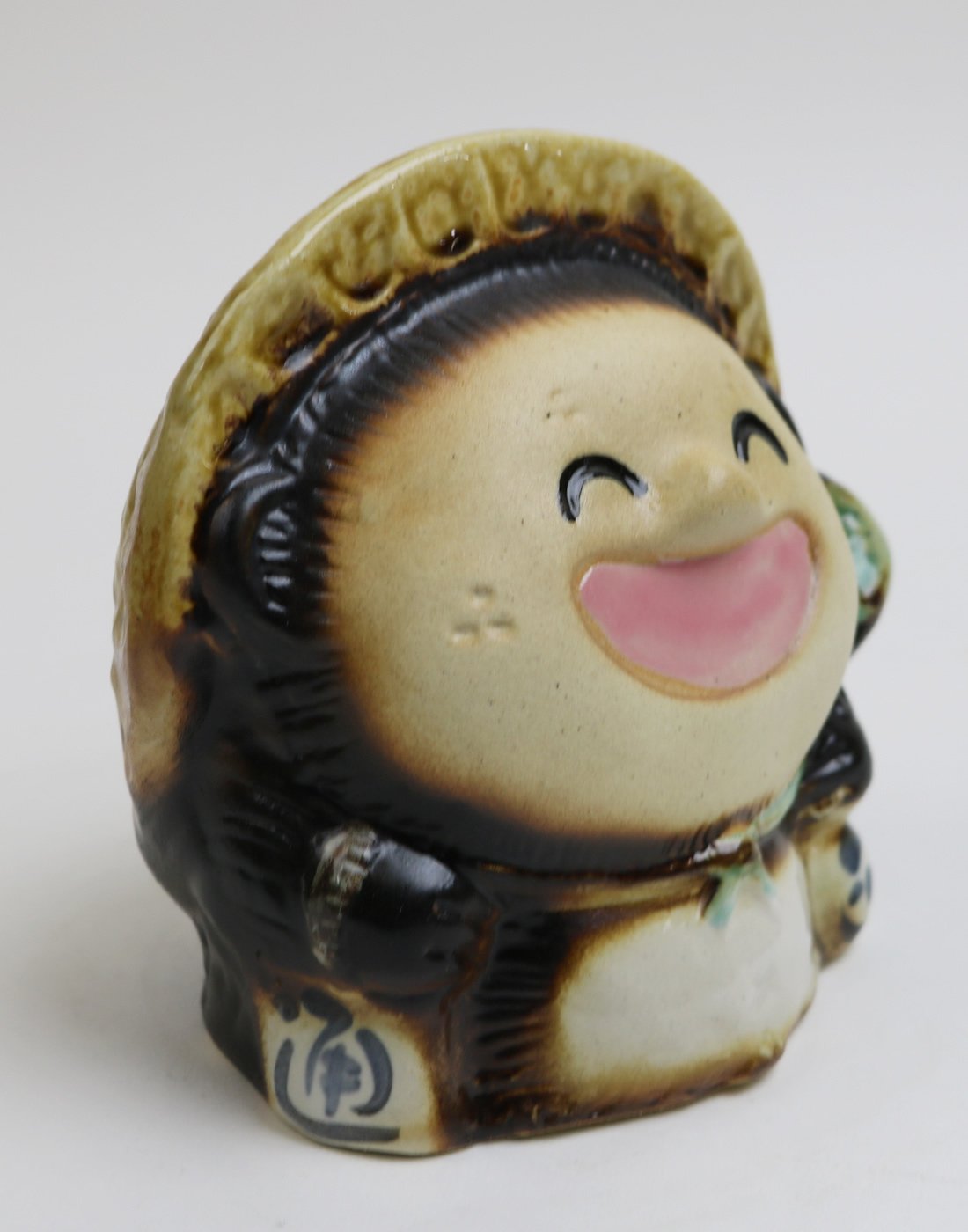 Amazon.co.jp: 信楽焼 【4号笑福オス狸 ta-0160】 しがらきハンカチ