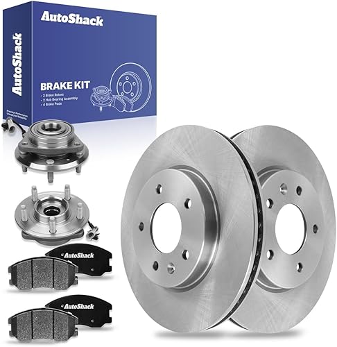 Autoshack RHBBK0466 - Kit de freno delantero de repuesto para Chevrolet Equinox Captiva Sport Saturn Vue Pontiac Torrent Suzuki XL-7, rotores de