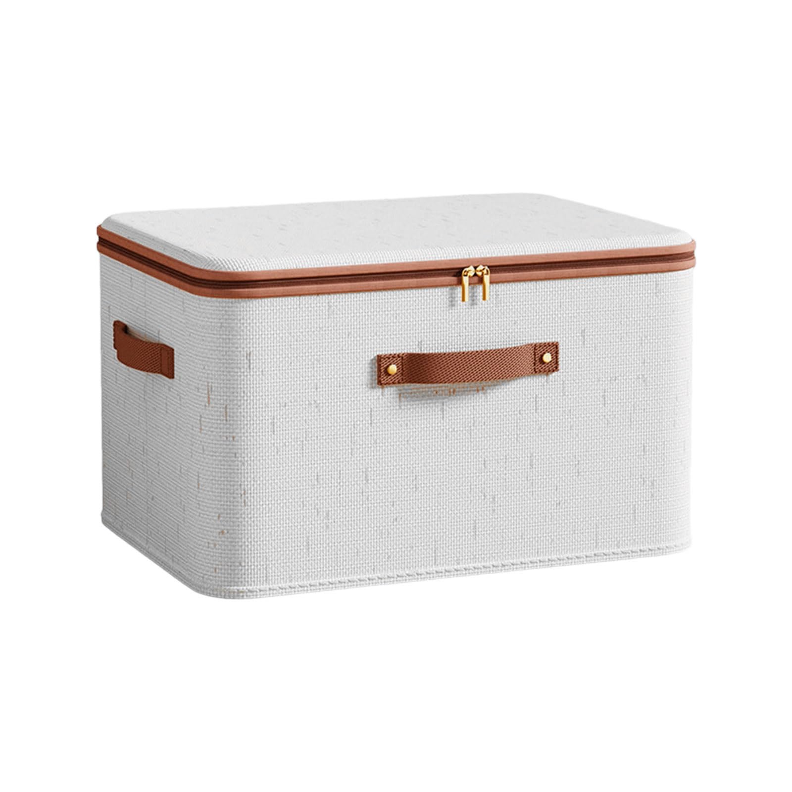 Ajtutus D Space Saving Linen Storage Container Featuring Ustproof Zippers Esign Clothing Organizers Bins For Home Fabric Storage Bins With Lids