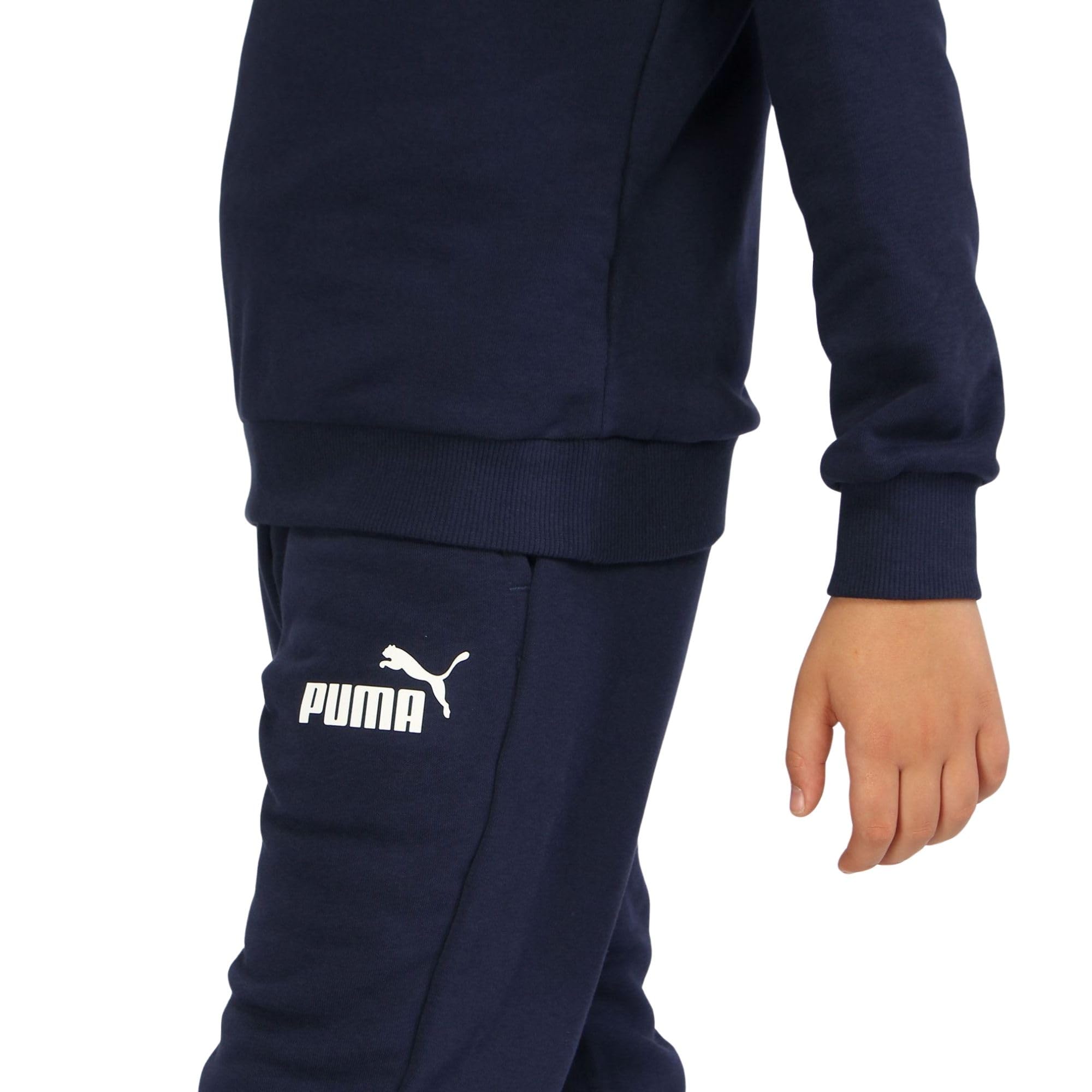 PUMA Tuta da Ragazzi Essentials No. 1 Logo Blu Codice 691673-16