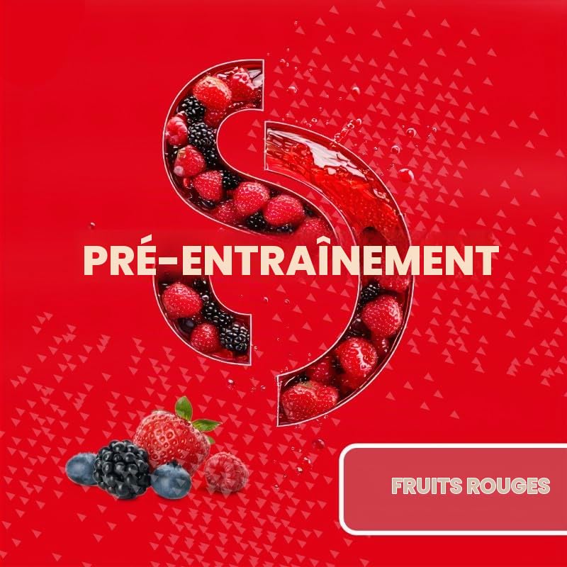 RED FUEL Pre-Workout - Pré-entraînement 300g - Performance, focus & réduction de la fatigue - Sans caféine - Actifs brevetés Zynamite, Vinitrox - Sport Diet
