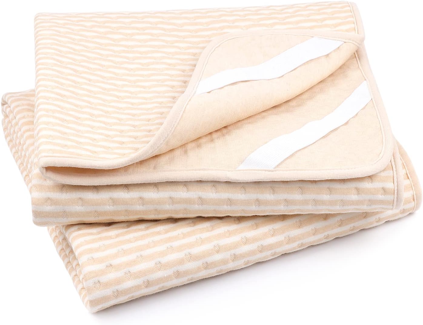 Maltose 防水おねしょシーツ 140×70cm 2枚組 防水シーツ 四隅ゴム付き 赤ちゃん 介護 綿100％ 肌に優しい 吸水