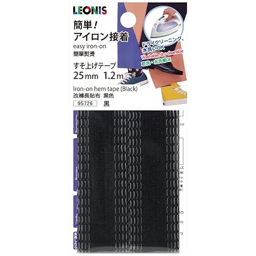 Miniatura 12 de LEONIS Cinta de dobladillo instantáneo termoadhesiva de 0.984 in x 16.4 ft (1 pulgada x 5.5 yardas), azul marino [ 78024 ]