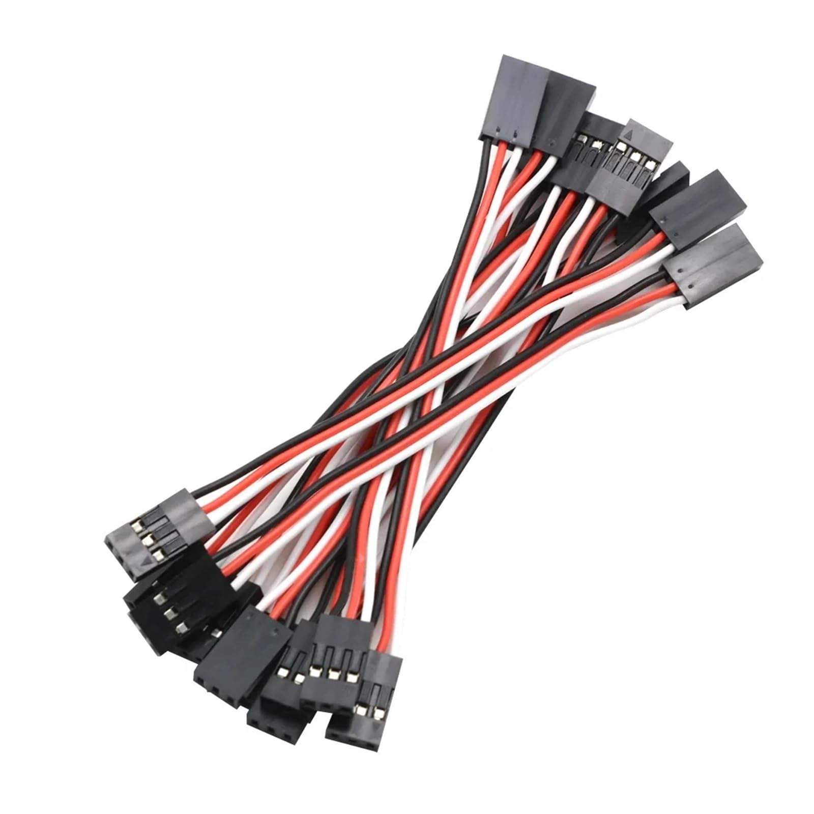 MIUYTRN 100 Teile/los 10 cm 15 cm 20 cm 30 cm Stecker Stecker Servo Verlängerungskabel Draht Kabel 100mm Flugzeug Quadcopter cuicui(500MM)