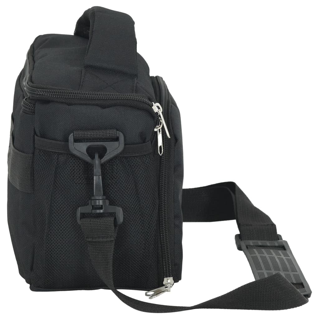 Borsa per fotocamera in tessuto Oxford 600D con custodia impermeabile, imbottita e antiurto, con divisorio interno estraibile, tracolla regolabile, ideale per DSLR, fotocamera a sistema
