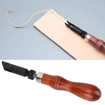 Yctze Premium V-Shape Grooving Leather Craft Tool, Adjustable Metal V