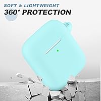 Vista 184 de Funda para AirPods Pro con kit de limpieza, funda de silicona suave para Apple AirPod Pro de 1ª/2ª generación, accesorios de funda AirPods Pro/Pro 2