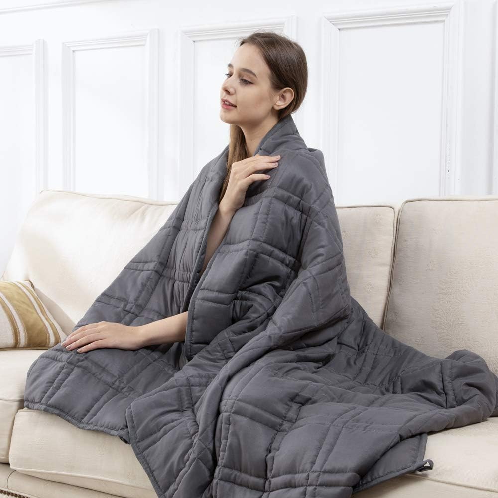 Weighted Blanket 20 lbs 60''x 80'' inch for Queen Size Bed