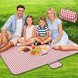 DIANLIANG Manta Picnic Impermeable 200 x 200 cm Picnic Blanket con Asa