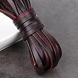 Vielseitige Anwendungsmöglichkeiten for Lederkordel: Diese Lederkordel eignet sich ideal for die Schmuckherstellung, for Aufhängen von Dekorationen und for Bastelarbeiten und verleiht einer Vielzahl kreativer Projekte eine besondere Note.