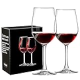 Wine Glasses Set of 2, 10 OZ Long Stem Wine Glasses Set for Red Wine and White Wine, Christmas Gift, Mother's Day Gift