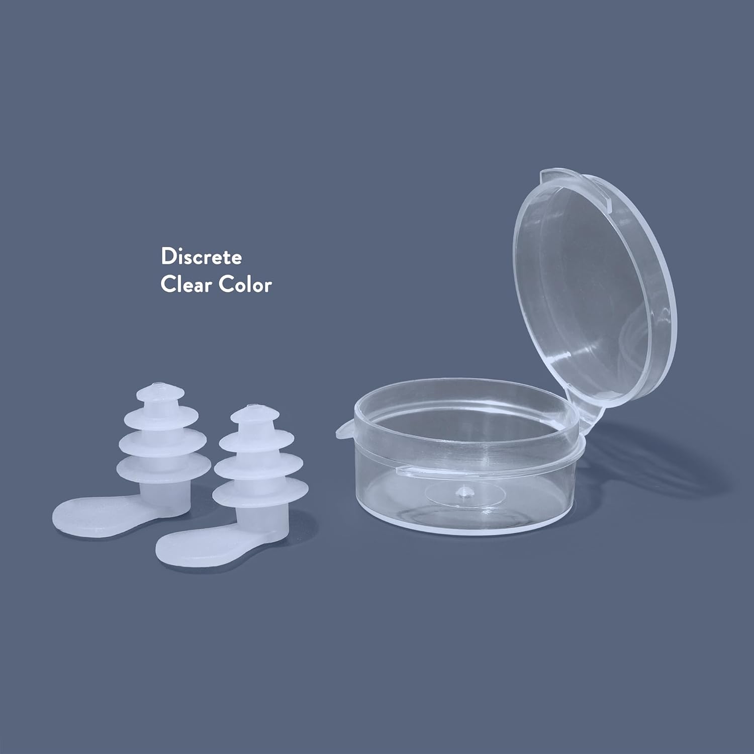 EarPlanes+ Invisible Airplane Travel Ear Protect Clear Low-Profile Design