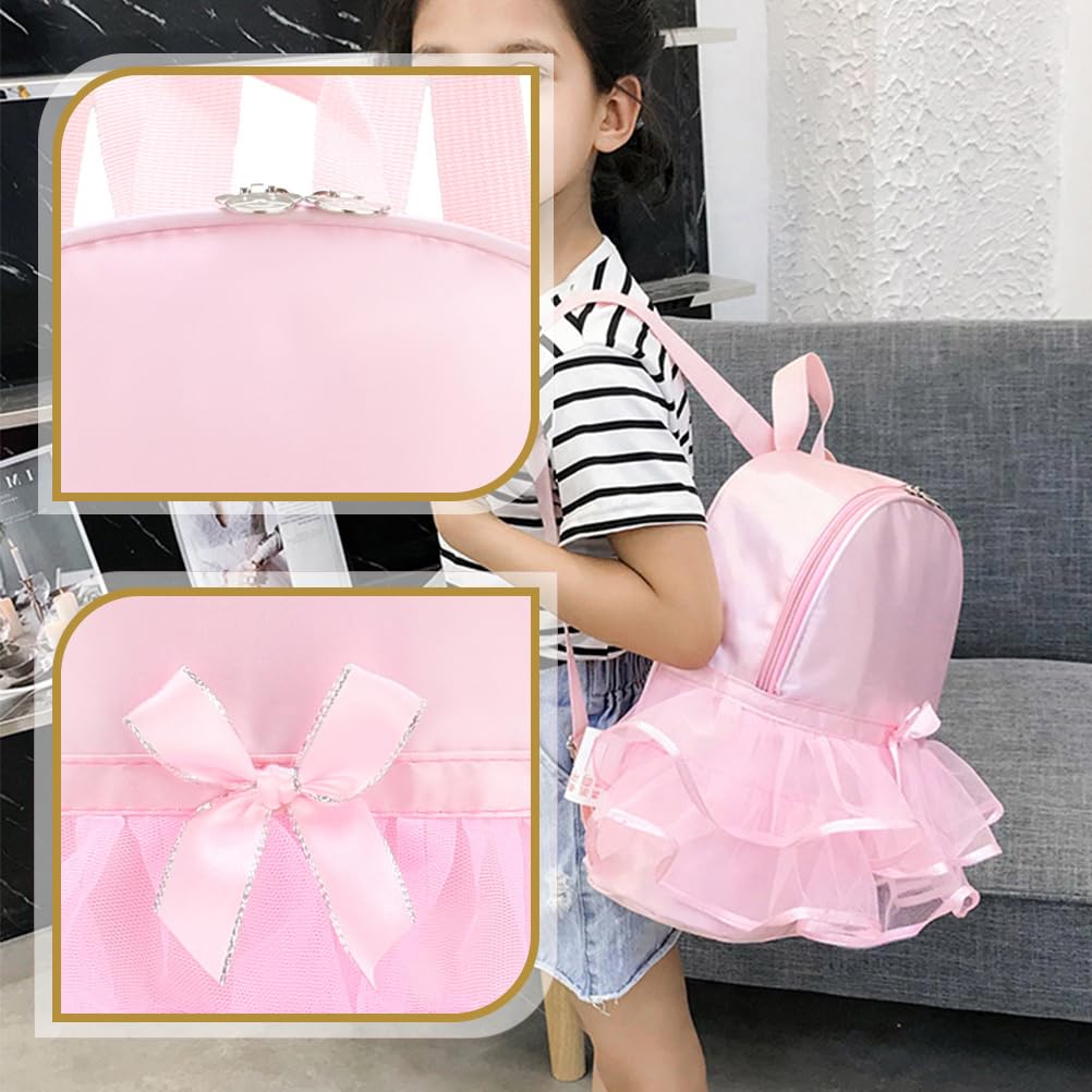 VALICLUD Zaino Per Danza Classica Bambini 12.99In X 10.24In X 5.12In Borsa Da Balletto Leggera Con Ampia Capacità Per Abiti Da Ballo Scarpe E Accessori Per Scuola E Attività Sportive Quotidiane