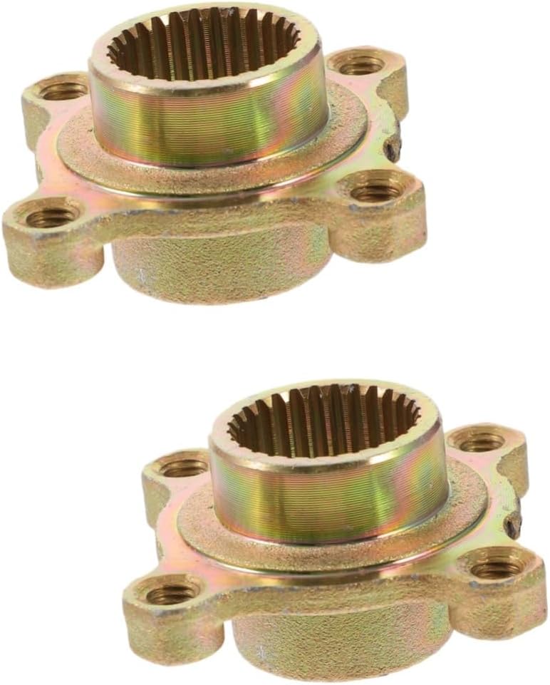 2pcs Replacement Rear Axle Hub for and Atv Brake Disc Holder Enhanced Stability and Performance for Atv Beach Carts and Cars