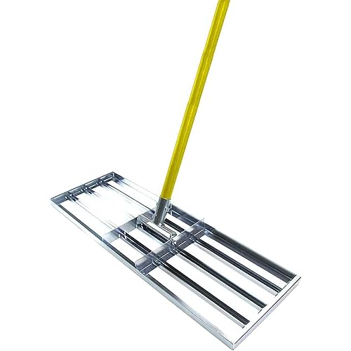 Underhill Greens Keeper Lawn Leveler Leveling Tool Landscape Rake Dirt, Sand, and Soil Leveler Spreader for Golf Greens, Gardens, 36 Inch, TLLG-36K