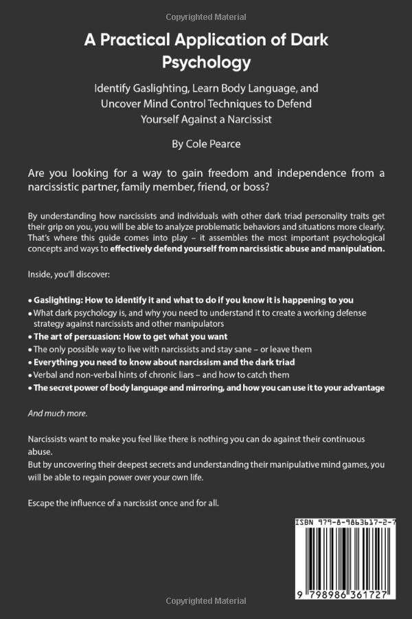 Miniatura 2 de A Practical Application of Dark Psychology Identify Gaslighting, Learn Body Language, and Uncover Mind Control Techniques to Defend Yourself Against