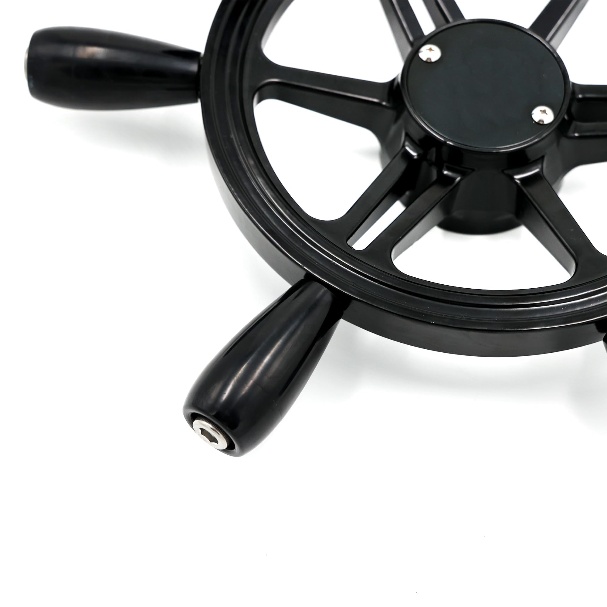 Uflex Corse-W/S Corse Steering Wheel - White Grip with Silver Spokes, 13.8