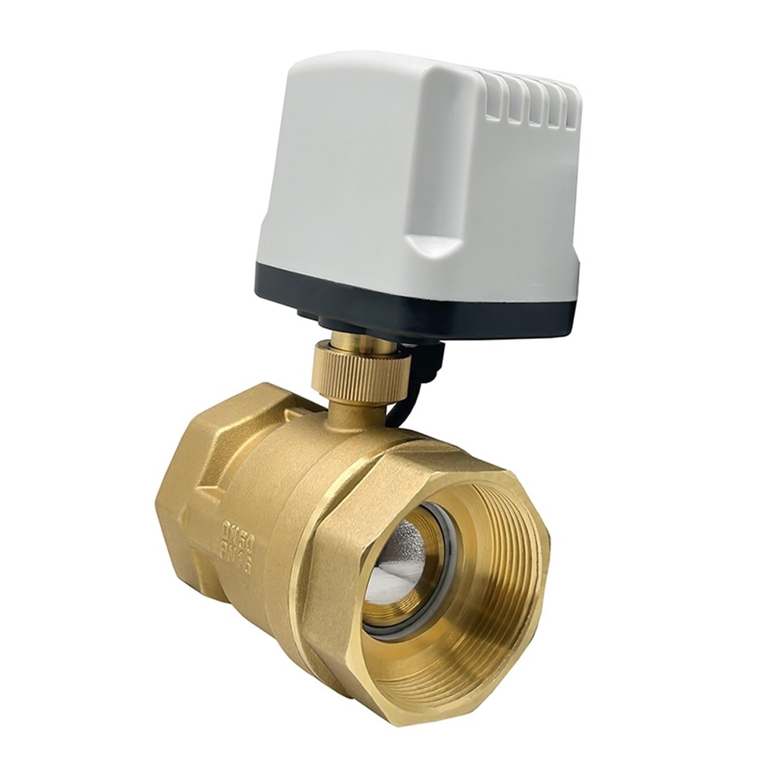 Válvula De Bola 1/2'' 3/4'' 1'' 1-1/4'' 2 Pulgadas IP65 Válvula De Bola Motorizada A Prueba De Agua Válvula De Bola Eléctrica De Latón De 2 Vías Motor De Metal De Gran Torsión Piezas de válvulas de ap