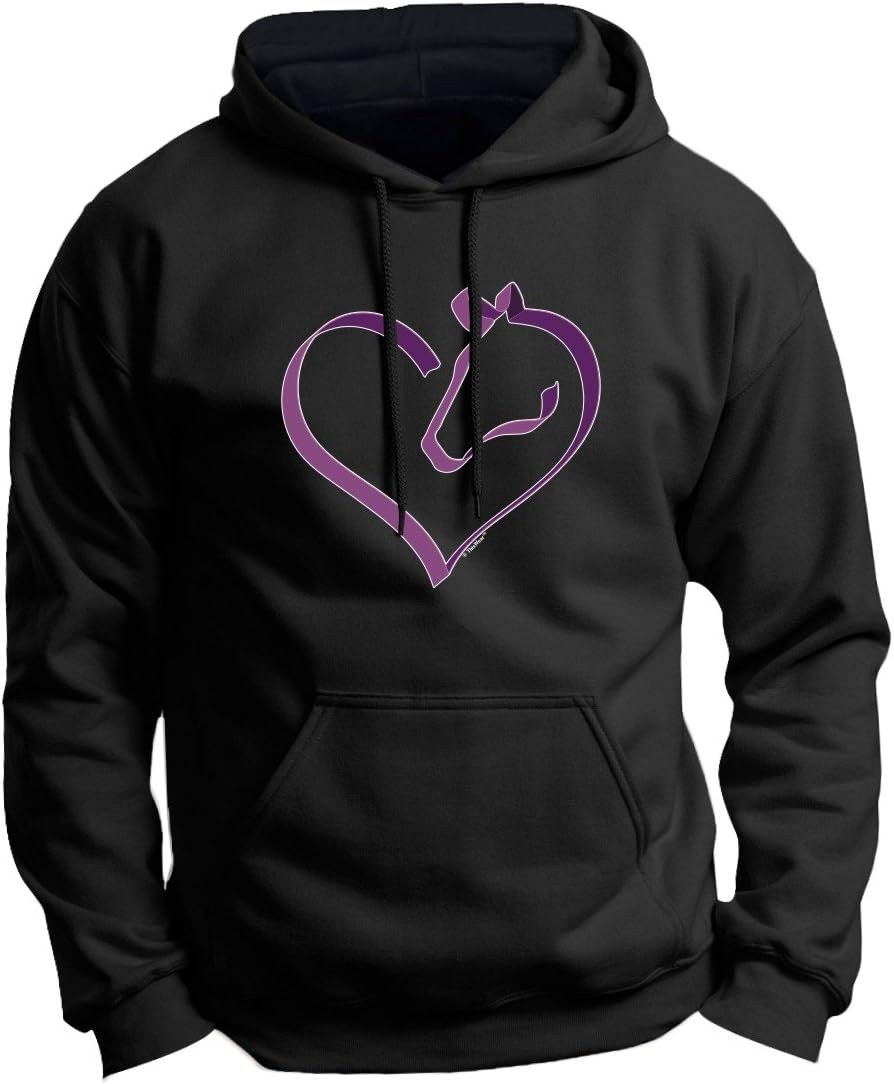 Horse Lovers Gifts Horse Heart Equestrian Premium Hoodie Sweatshirt