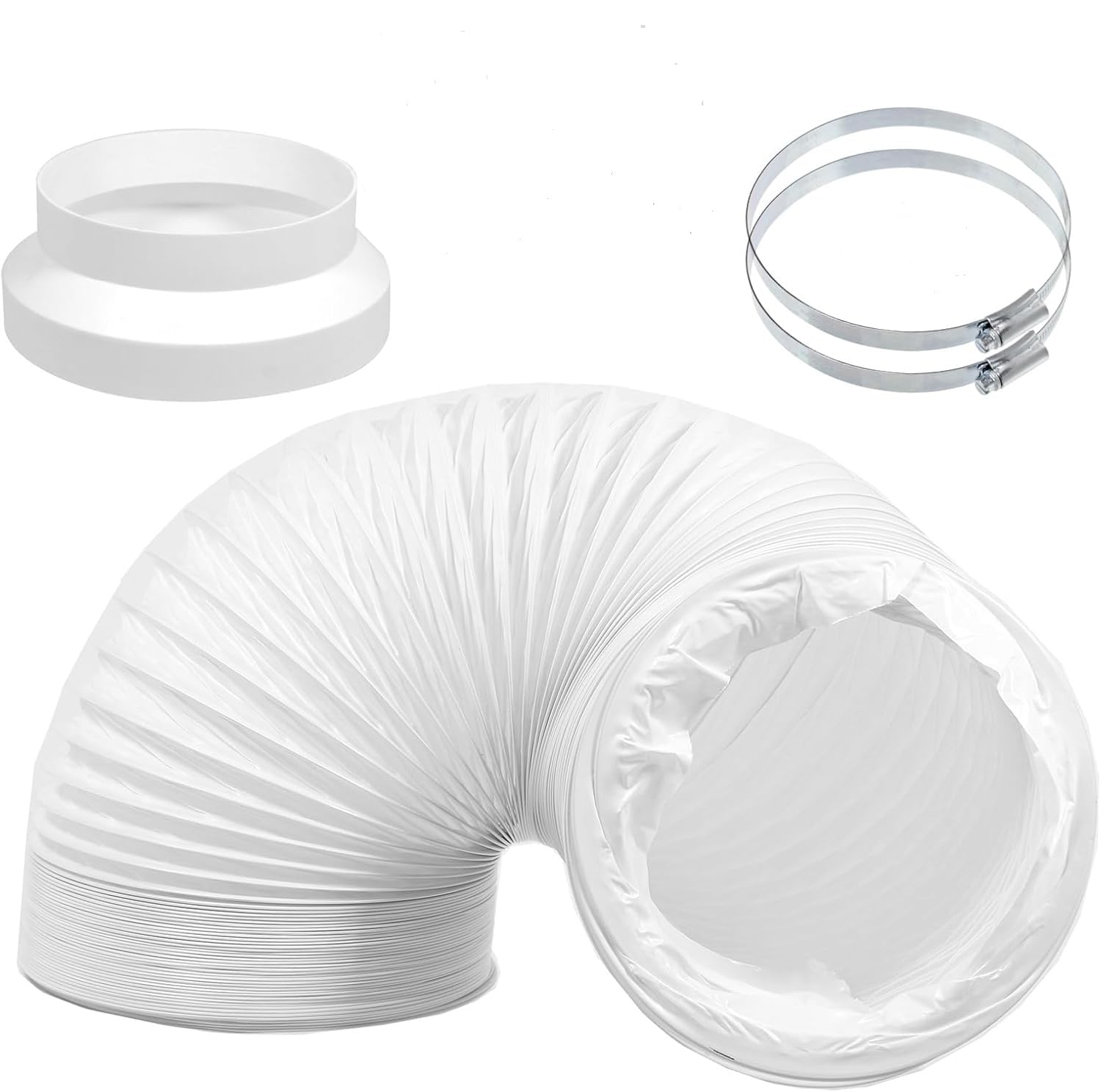 Certified Insane White 3 Metre Extension Hose For Portable Air Conditioners, Adds An Extra 3M To Your Existing Hose Pipe